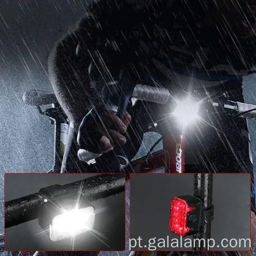 Conjunto de luz à prova d'água recarregável USB